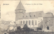 Bastogne, église et porte de Trêves