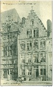 Ypres.-Anciennes maisons sur la Grand'Place