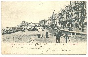 Ostende Digue de mer,côté de l ouest