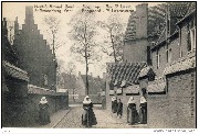 Mont-Saint-Amand, Gand  - Béguinage -  Rue St. Liévin    Begginjhof - St. Lievenstraat