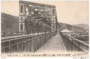Anseremme, l'Intérieur du Pont et la Passerelle