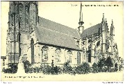 Ypres. La façade latérale de l'Eglise St Martin