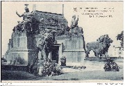 Bruxelles. Tombeau du Soldat inconnu au pied de la colonne du Congrès. Le 11 Novembre 1922