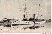 Ostende. Le Yacht ''Alberta'' à S.M  le Roi Léopold II