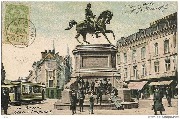 Anvers.Statue Léopold I