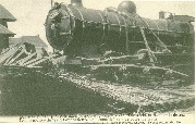 La locomotive du train tamponneur-De  locomotief van de botzende trein