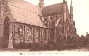 Ypres.-Eglise Saint-Martin (vue du côté des Halles).