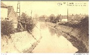 Vilvorde. Vue sur la Senne. Vilvoorde.  Zicht op de Zenne