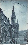 Dison - Eglise et rue de la Carri�re