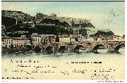 Souvenir de Namur Le pont de Jambes et la Citadelle