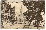 Vilvorde - Avenue de Schaerbeek et l'Église