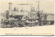 Machine N° 652 à simple expansion ..  essieux porteurs accouplés et essieu porteur à l'avant pour trains de voyageurs type 1 modifié, littéra E, construit en 1872