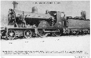 Machine N° 2660 à simple expansion ..2 essieux accouplés et bogie à l'avant pour trains express légers  sur les lignes faciles (Type 17,  littéra K, construit de 1898 à 1902)
