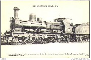 Machine N° 1633 à simple expansion ..3 essieux accouplés pour trains de voyageurs sur lignes de banlieue (Type 2bis, littéra D, construite en 1885)
