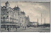 Anvers. Le Nouvel Op�ra Flamand et l�H�tel Weber � l�avenue des Arts.