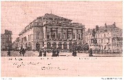 Liège. Théâtre Royal. Statue André Dumont