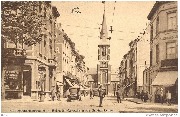 Etterbeek-Bruxelles Eglise Ste Gertrude et rue Général Leman