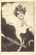 Gibson girl dans fumée