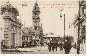 Bruxelles Exposition 1910, Pavillon de Bruxelles vu de l'Avenue des Concessions