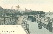 Liège. Le Bassin du Commerce(autre vue)
