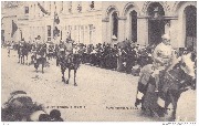 Tournai.Cortège du Tournoi de chevalerie (1513-1913) Porte-étendard de la Maison de Bourgogne