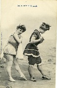 Souvenir d Ostende -2 baigneuses