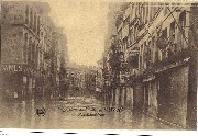 Liège.Crue de la Meuse 1925-1926 Rue Cathédrale 