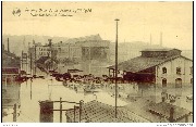 Seraing Crue de la Meuse 1925-1926 Usine Cockerill à l'intérieur