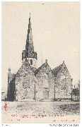 Gand. L'Eglise St Martin à Ekkergem. Tour (1502-1509) et Façade principale (1538)