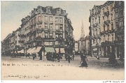 Bruxelles Place Fontainas et Rue Marché au Charbon