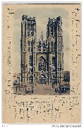 Souvenir de Bruxelles Eglise Ste Gudule