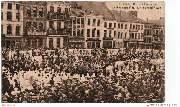 Binche.Le Carnaval Rondeau final dur la Grand Place