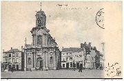 Charleroi. Eglise et Place de la Ville Haute