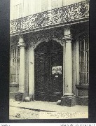Anvers Porte d'entrée du Pensionnat des Soeurs e Notre Dame-Longue rue Neuve