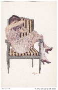 Rue de la Paix (Femme en chemise, assise dans un fauteuil)