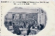 Exposition des anciennes gildes et corporations (Art Ancien) Liège 1900-Palais 2è cour