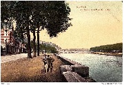Namur. La Meuse et le Pont de Jambes