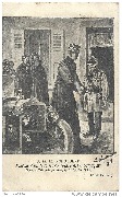 Arquennes. Le roi Albert rendant visite à Ph. Dumoulin le 16 janvier 1912