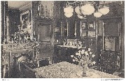 Cappellen. "Plantyn" Eerkamer (vue vers la cheminée)