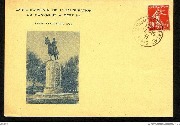 Carte Souvenir de l'Inauguration du Monument Albert 1er -Paris le 12 oct 1938
