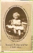 Albert 1er à l'âge de 16 mois-8 août 1876