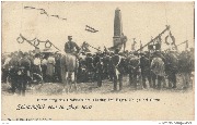 Schlachtfeld vom 16. Aug. 1870. Einweihung des Denkmals des Thüring. Inf. Regts. N° 42 bei Gorze