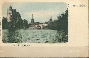 Bruges, Pont du Minnewater - Ed. Nels gauche/links/left (without chimney)
