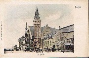 Souvenir de Bruges - La Station - Nels - Colorized