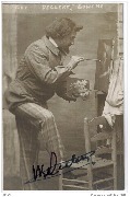 Maurice Decléry peignant. Bohème