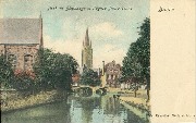 Bruges, Pont du Béguinage et N.D. - Nels - Font Kartoum -Colorized