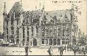 Bruges. L'Hôtel Provincial et la Poste