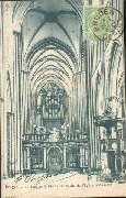 Bruges. Le Jubé et la Chaire de Vérité de l’Eglise St Sauveur - with editor's name at verso