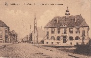 Middelkerke. La Maison Communale et la Route d'Ostende