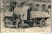 1914... Auto blindée du commandant Samson qui détruisit une quantité de uhlans - Steel shecter auto...